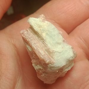 Natural Raw Pink tourmaline Rough Gemstone Crystal